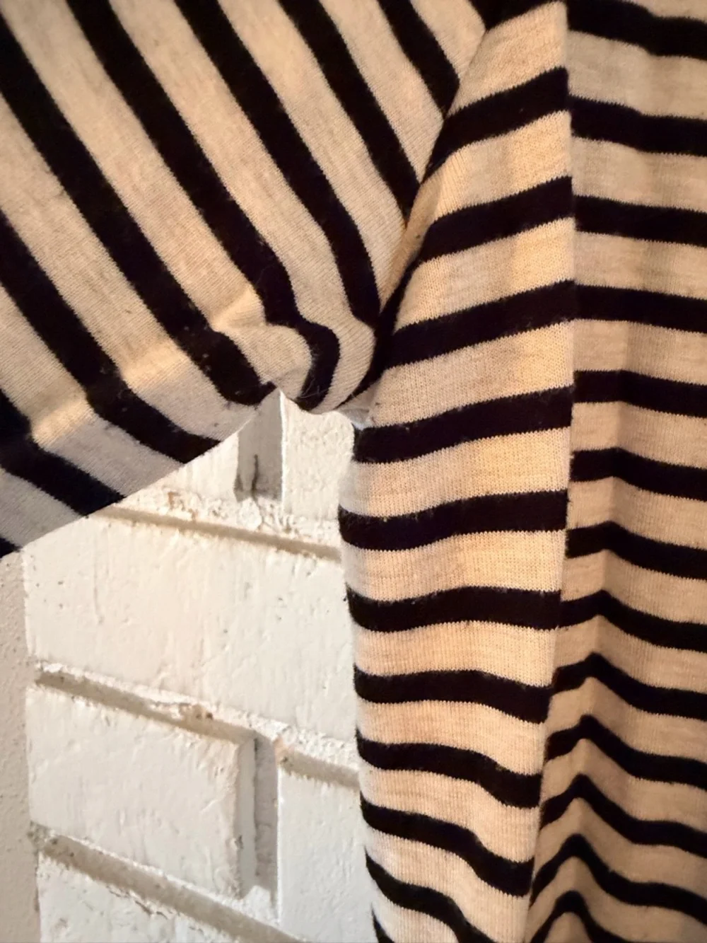 Soma Loungewear Striped Open Front Top
